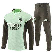 Player Version 25-26 Real Madrid (light green) Adult Sweater tracksuit set