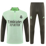 Player Version 25-26 Real Madrid (light green) Adult Sweater tracksuit set