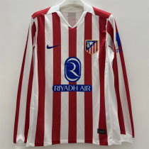 25-26 Atletico Madrid home Long sleeve Thailand Quality