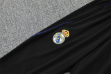 25-26 Real Madrid (black-blue) Adult Sweater tracksuit set