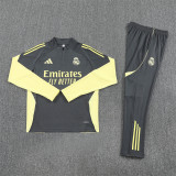 25-26 Real Madrid (dark grey) Adult Sweater tracksuit set