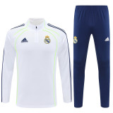 25-26 Real Madrid (white) Adult Sweater tracksuit set