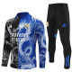 25-26 Real Madrid (black-blue) Adult Sweater tracksuit set