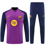 Player Version 25-26 Barcelona (Purple) Adult Sweater tracksuit set