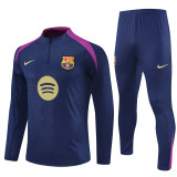 Player Version 25-26 Barcelona (sapphire blue)  Adult Sweater tracksuit set