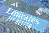 25-26 Real Madrid (light blue) Adult Sweater tracksuit set