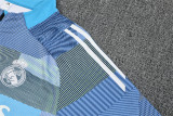 25-26 Real Madrid (light blue) Adult Sweater tracksuit set