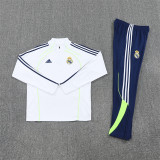 25-26 Real Madrid (white) Adult Sweater tracksuit set