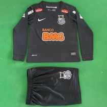 Long sleeve Kids kit 11-12 Santos FC Away (Retro Jersey) Thailand Quality