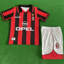 Kids kit 97-98 AC Milan home (Retro Jersey) Thailand Quality