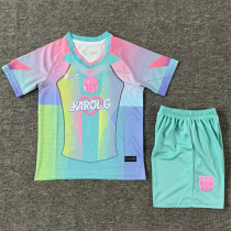 Kids kit 25-26 FC Barcelona (Training clothes) Thailand Quality