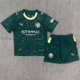 Kids kit 25-26 Manchester City Fourth Away Thailand Quality