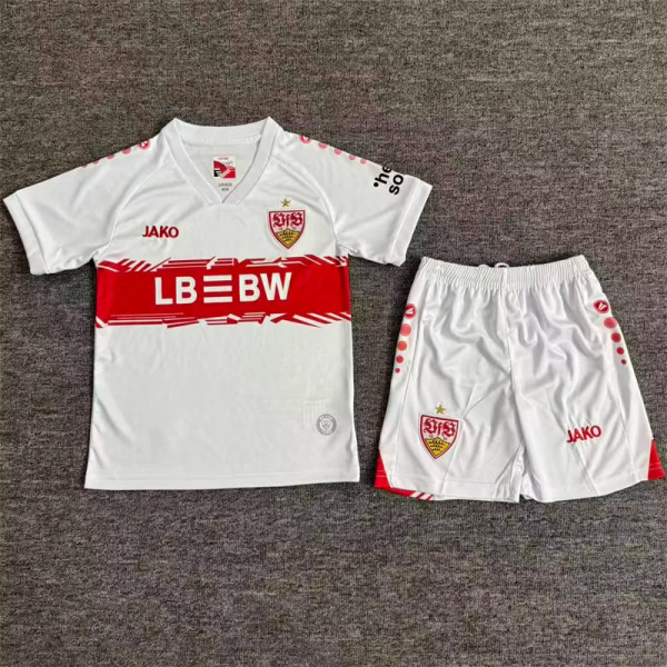 Kids kit 25-26 VfB Stuttgart home Thailand Quality