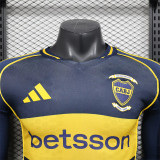 Long sleeve 25-26 CA Boca Juniors home Player Version Thailand Quality