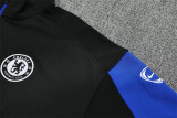 25-26 Chelsea (black) Jacket Adult Sweater tracksuit set