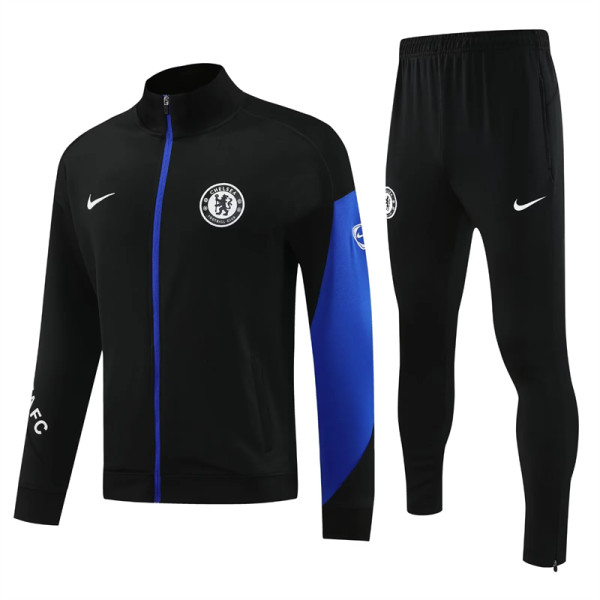 25-26 Chelsea (black) Jacket Adult Sweater tracksuit set