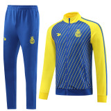 23-24 Al-Nassr FC (blue) Jacket Adult Sweater tracksuit set