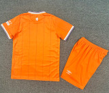 Kids kit 25-26 Rangers Fourth Away (BOXT) Thailand Quality