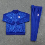 25-26 Chelsea (bright blue) Jacket Adult Sweater tracksuit set