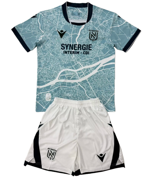 25-26 FC Nantes Away Set.Jersey & Short High Quality