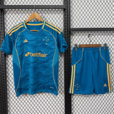 Kids kit 25-26 Cruzeiro Third Away Thailand Quality