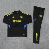 25-26 Manchester United (black) Adult Sweater tracksuit set