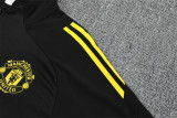 25-26 Manchester United (black) Adult Sweater tracksuit set