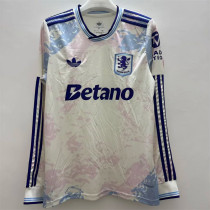 25-26 Aston Villa Third Away Long sleeve Thailand Quality