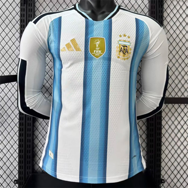 Long sleeve 2026 Argentina home Player Version Thailand Quality