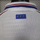 1998 France Away (Player Version) Retro Jersey Thailand Quality