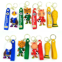 2026 World Cup mascot keychain pendant
