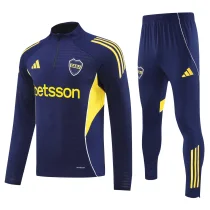 25-26 CA Boca Juniors (royal blue) Adult Sweater tracksuit set