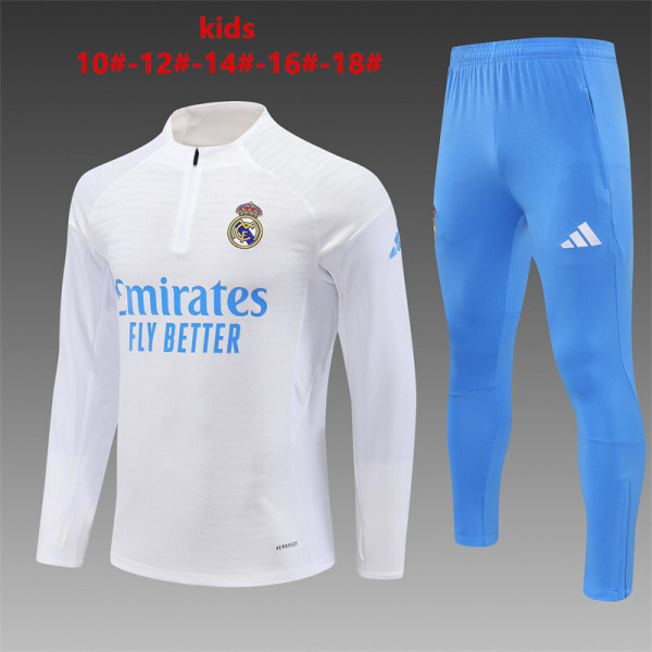 Player Version Young 25-26 Real Madrid (white) Sweater tracksuit set