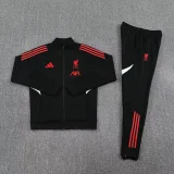 25-26 Liverpool (black) Jacket Adult Sweater tracksuit set Training Suit