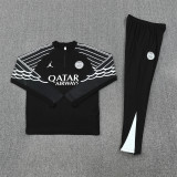 25-26 Paris Saint-Germain (black) Adult Sweater tracksuit set