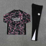 25-26 Paris Saint-Germain (black) Adult Sweater tracksuit set