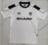 99-00 Manchester United Away Retro Jersey Thailand Qualit