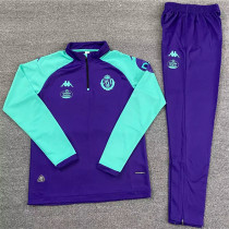 25-26 Real Valladolid Adult Sweater tracksuit set Training Suit