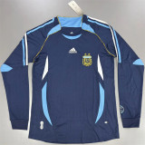 Long sleeve 2006 Argentina Away Retro Jersey Thailand Quality