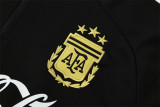 2025 Argentina (black) Adult Sweater tracksuit set Training Suit