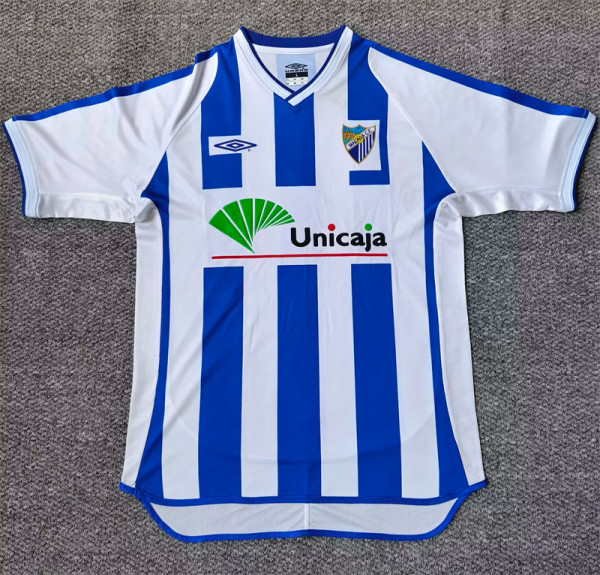01-02 Malaga home Retro Jersey Thailand Quality
