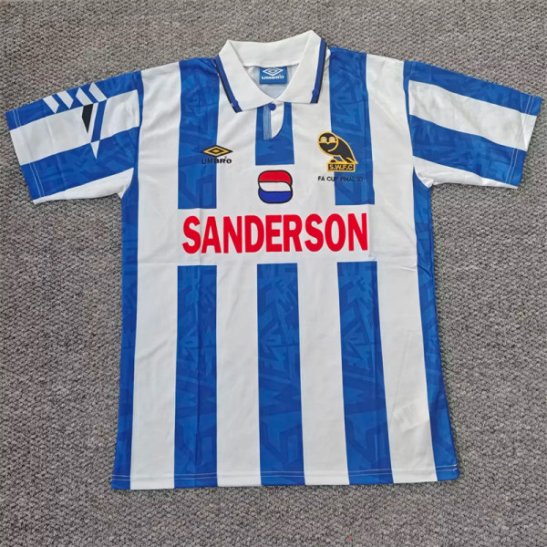 92-93 Sheffield Wednesday home Retro Jersey Thailand Quality