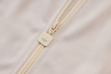25-26 Ajax (beige) Jacket Adult Sweater tracksuit set