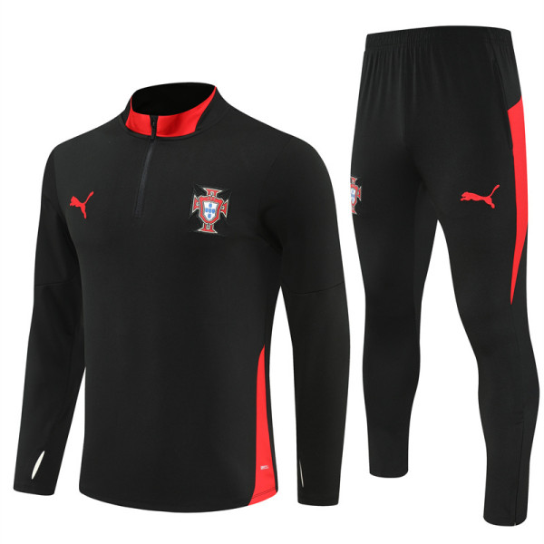 25-26 Portugal (black) Adult Sweater tracksuit set