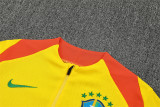 Player Version 25-26 Brazil (yellow) Adult Sweater tracksuit set