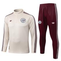 25-26 Ajax (beige) Adult Sweater tracksuit set Training Suit