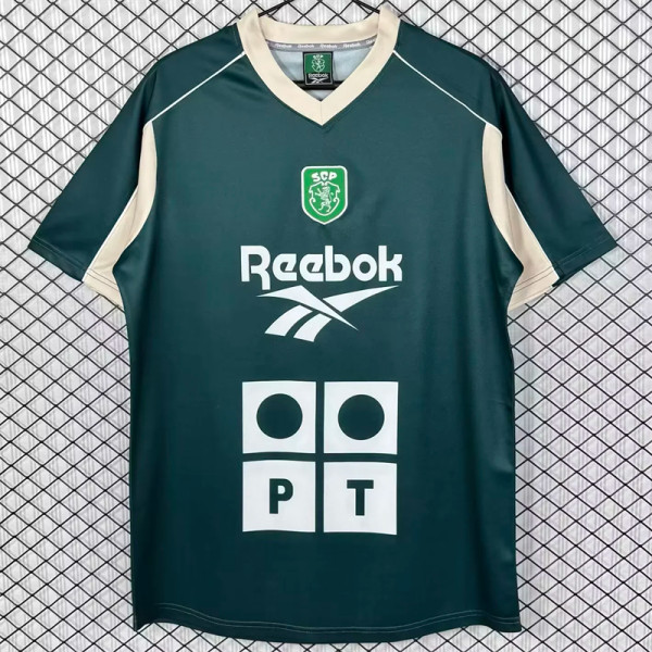 00-01 Sporting Lisbon Retro Jersey Thailand Quality