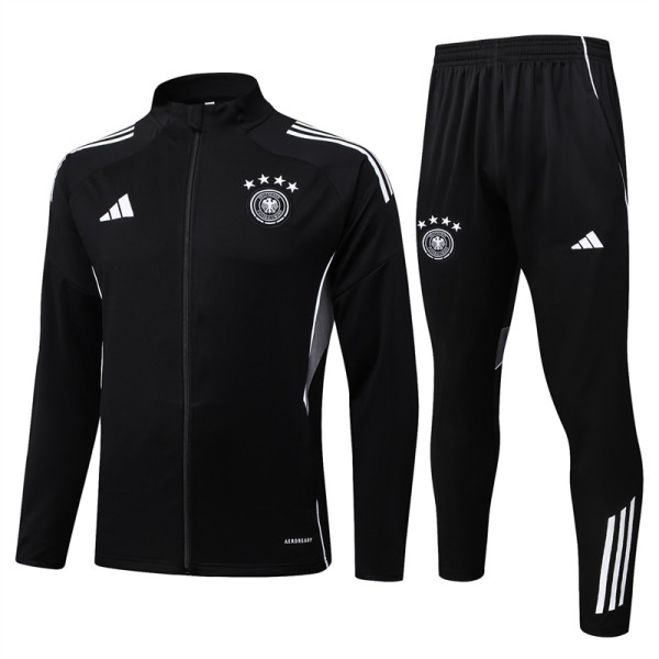 25-26 Germany (black) Jacket Adult Sweater tracksuit set
