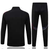 25-26 Ajax (black) Jacket Adult Sweater tracksuit set