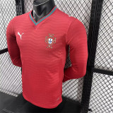 Long sleeve 2026 Portugal home Player Version Thailand Quality